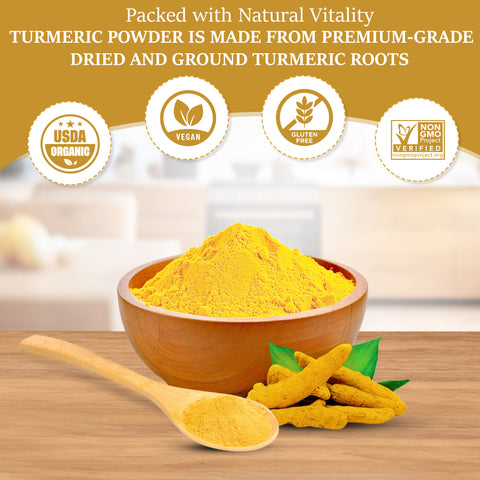 Organic Turmeric Ground 4 Oz (120 grams)